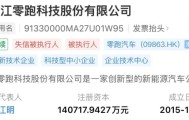 零跑成失信被执行人，朱江明四天前刚晒销量新纪录